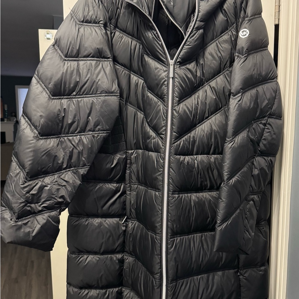 Michael Kors Charcoal Puffer Jacket